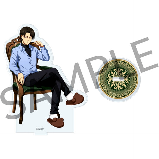 Levi Attack on Titan 3 o'clock Recycled Acrylic Stand [USED]