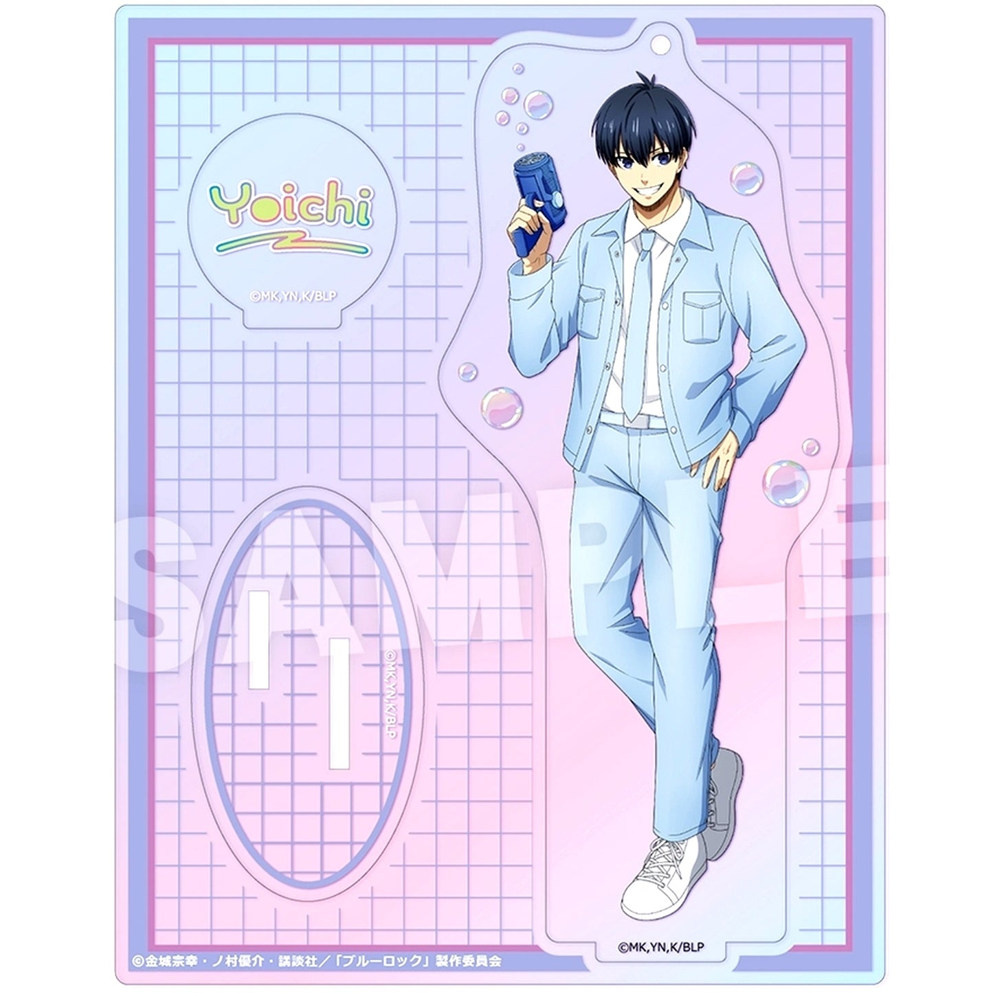 Yoichi Isagi 1. Aurora Acrylic Figure Ver. Soap bubbles Blue Lock [USED]