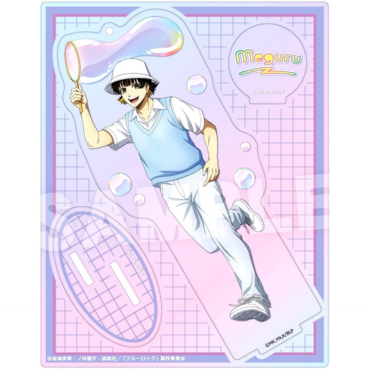 Meguru Bachira 4. Blue Lock Aurora Acrylic Figure Ver. Soap bubbles [USED]