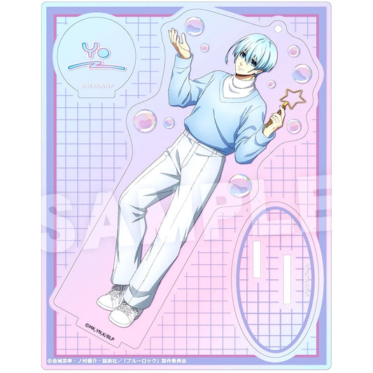 Hiori Yo 6. Blue Lock Aurora Acrylic Figure Ver. Soap bubbles [USED]