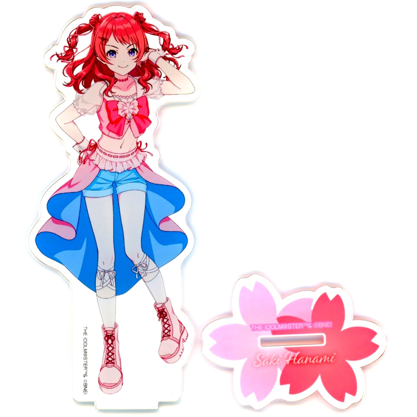 Saki Hanami Gakuen IDOLM@STER BIG Acrylic Stand Sakurairo Ver. HMV POP UP SHOP [USED]
