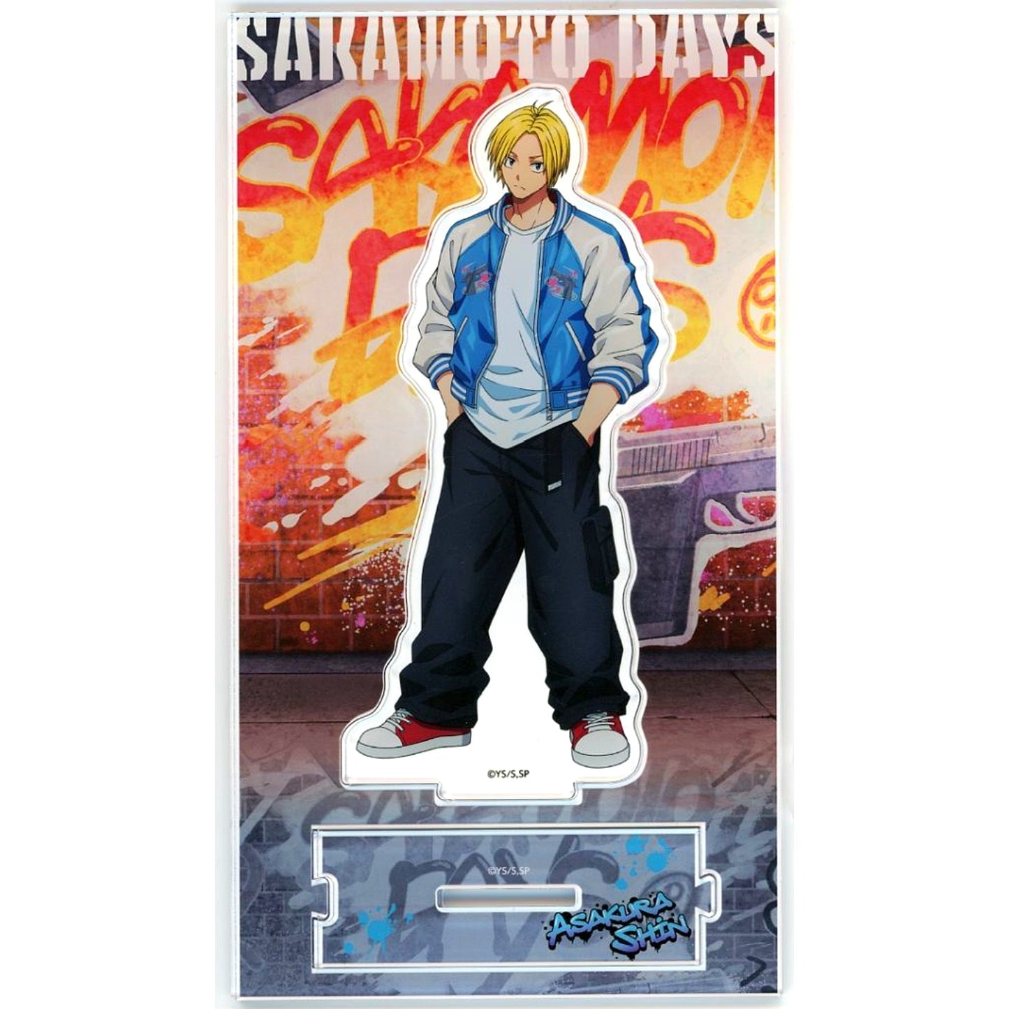 Shin Asakura Sakamoto Days POP UP STORE Sukajan Ver. Acrylic Stand [USED]