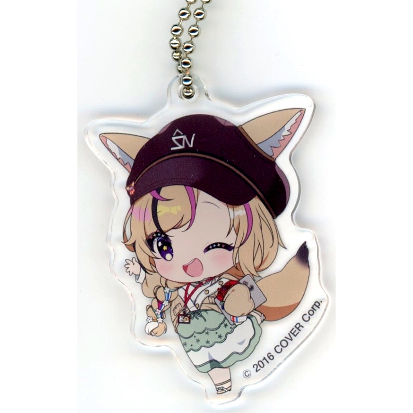 Omaru Polka hololive Shiranui Kensetsu x Haneda Airport Garden Acrylic Keychain A Casual Wear [USED]