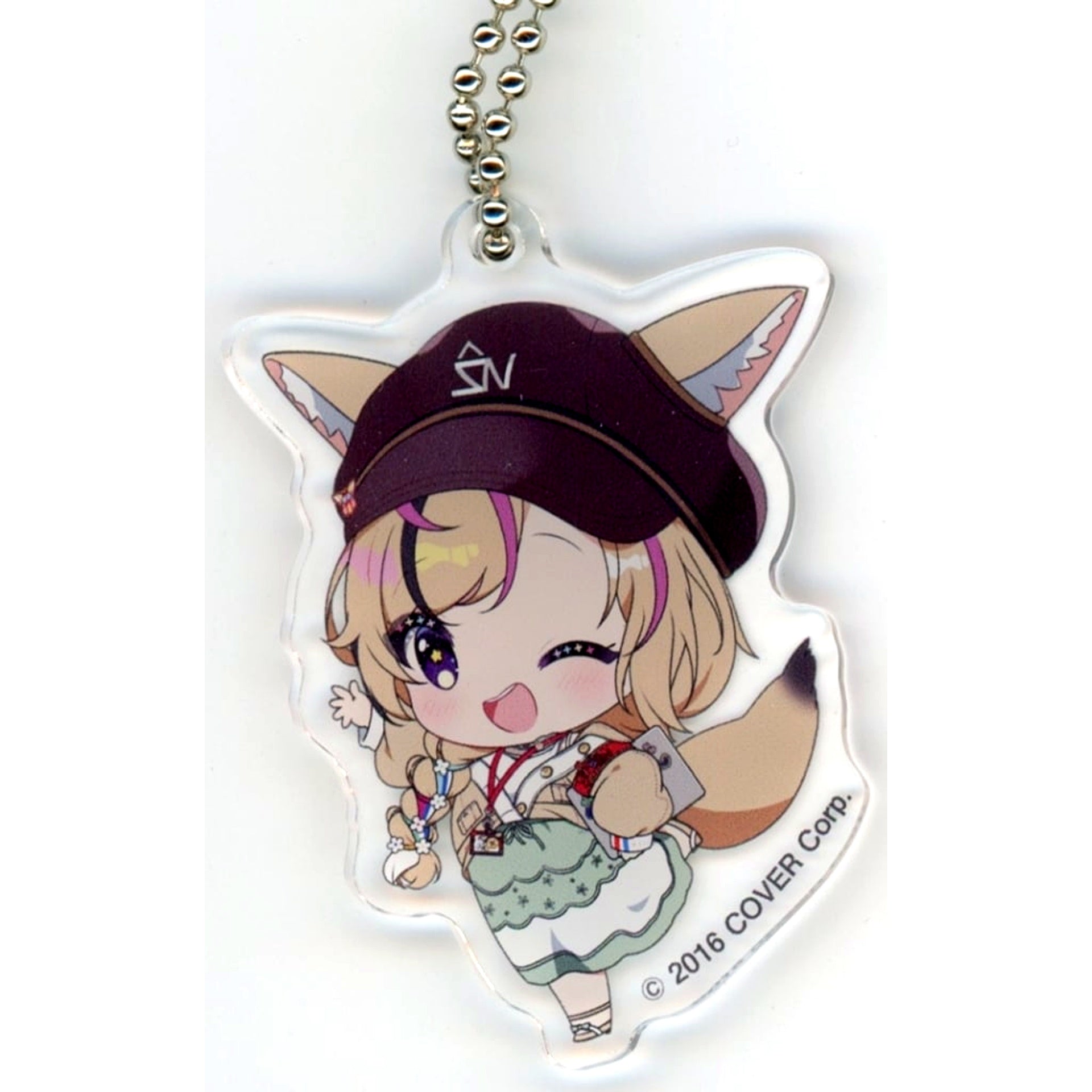 Omaru Polka hololive Shiranui Kensetsu x Haneda Airport Garden Acrylic Keychain A Casual Wear [USED]