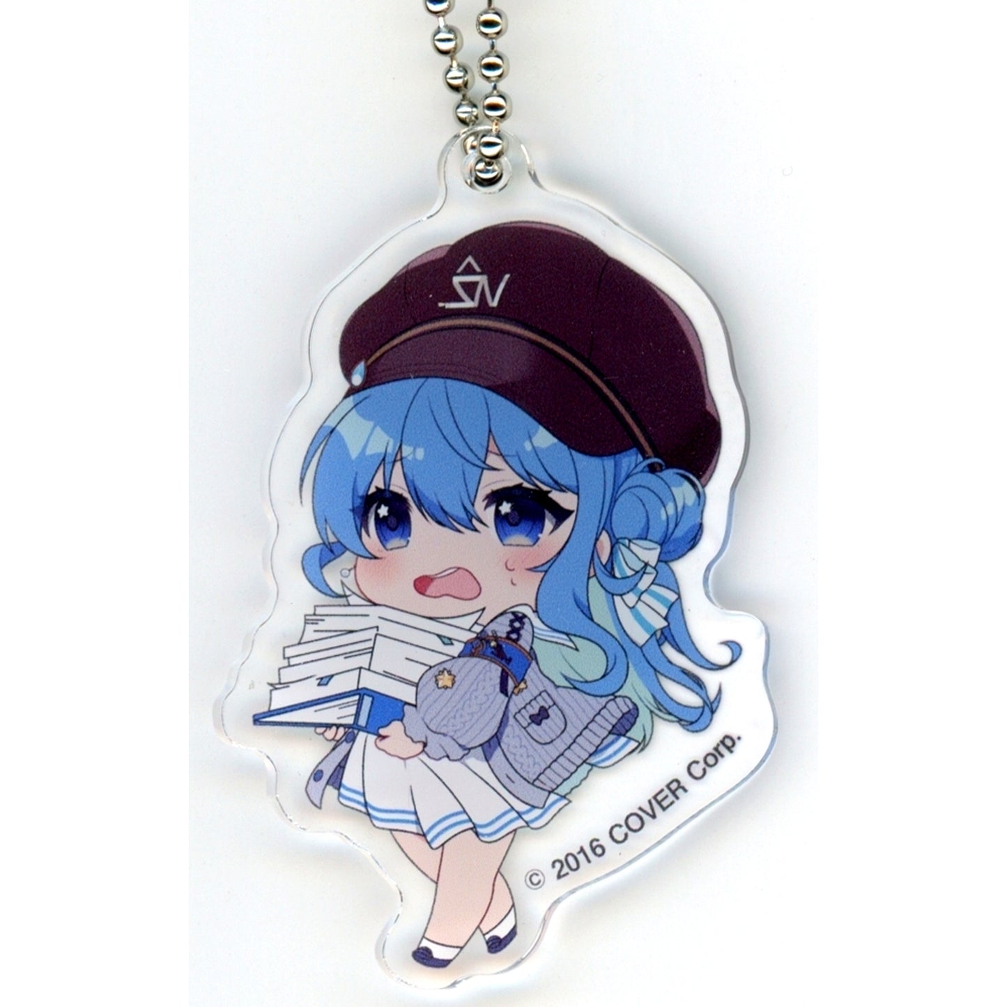 Hoshimachi Suisei hololive Shiranui Kensetsu x Haneda Airport Garden Acrylic Keychain A Casual Outfit [USED]