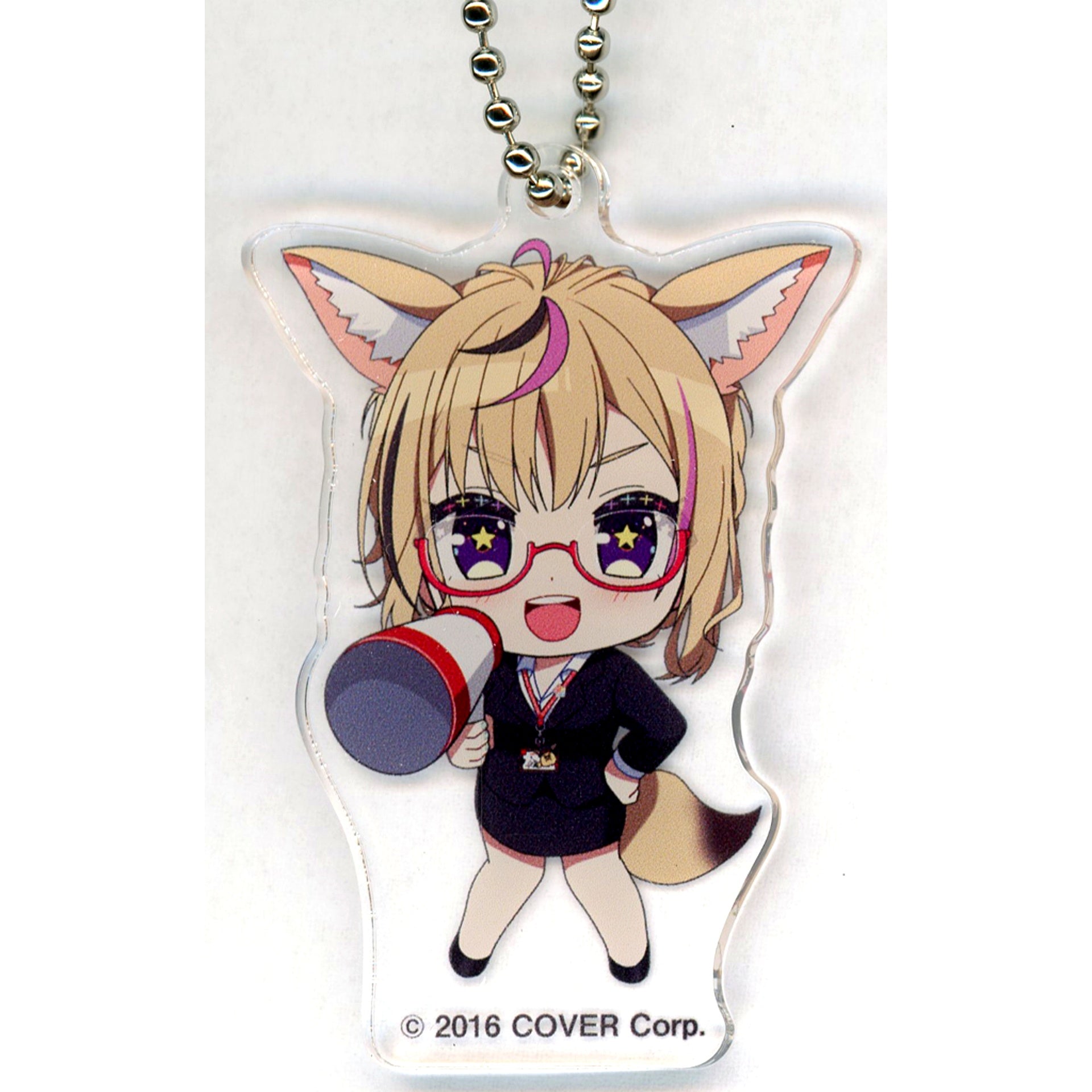 Omaru Polka hololive Shiranui Kensetsu x Haneda Airport Garden Acrylic Keychain B Suit [USED]