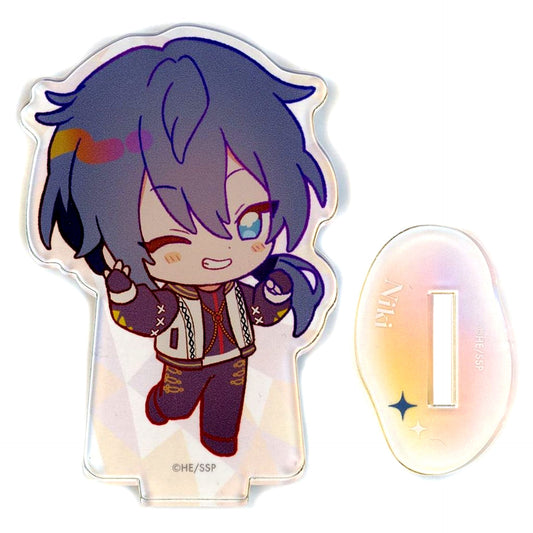 Niki Shiina Ensemble Stars!! Cast Live Starry Symphony the midnight sun x animatecafe Illustration Visual Acrylic Stand Collection Group B [USED]