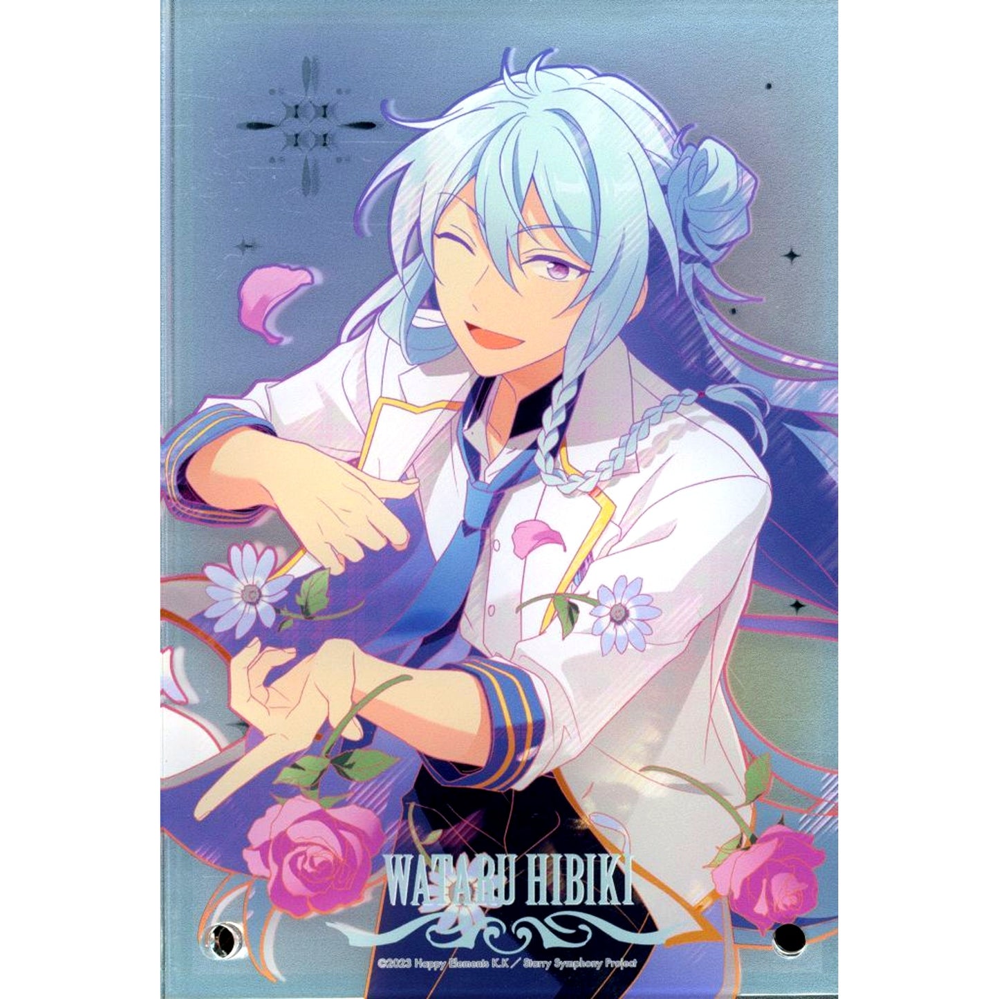 Wataru Hibiki Ensemble Stars!! Cast Live Starry Symphony the midnight sun x animatecafe Mirror Acrylic Shadow Box [USED]