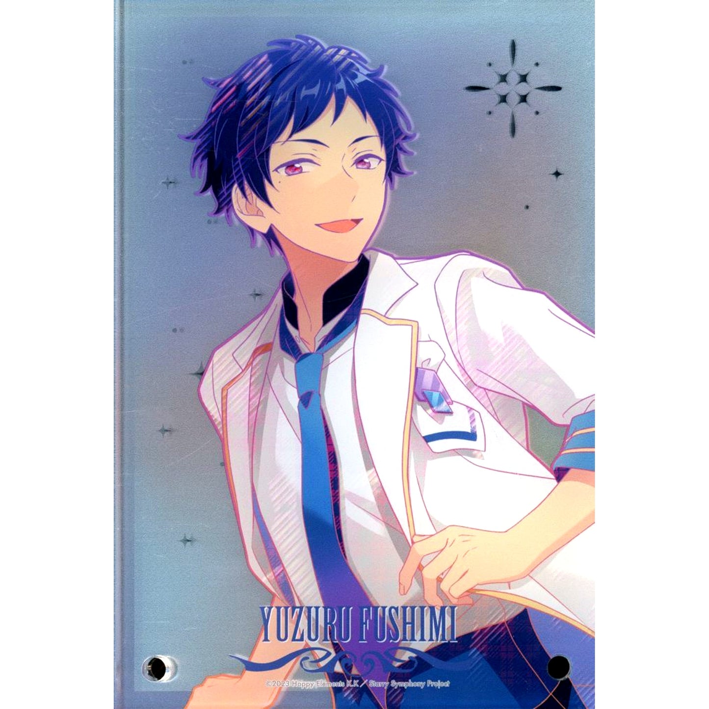 Yuzuru Fushimi Ensemble Stars!! Cast Live Starry Symphony -the midnight sun- x animatecafe Mirror Acrylic Shadow Box [USED]