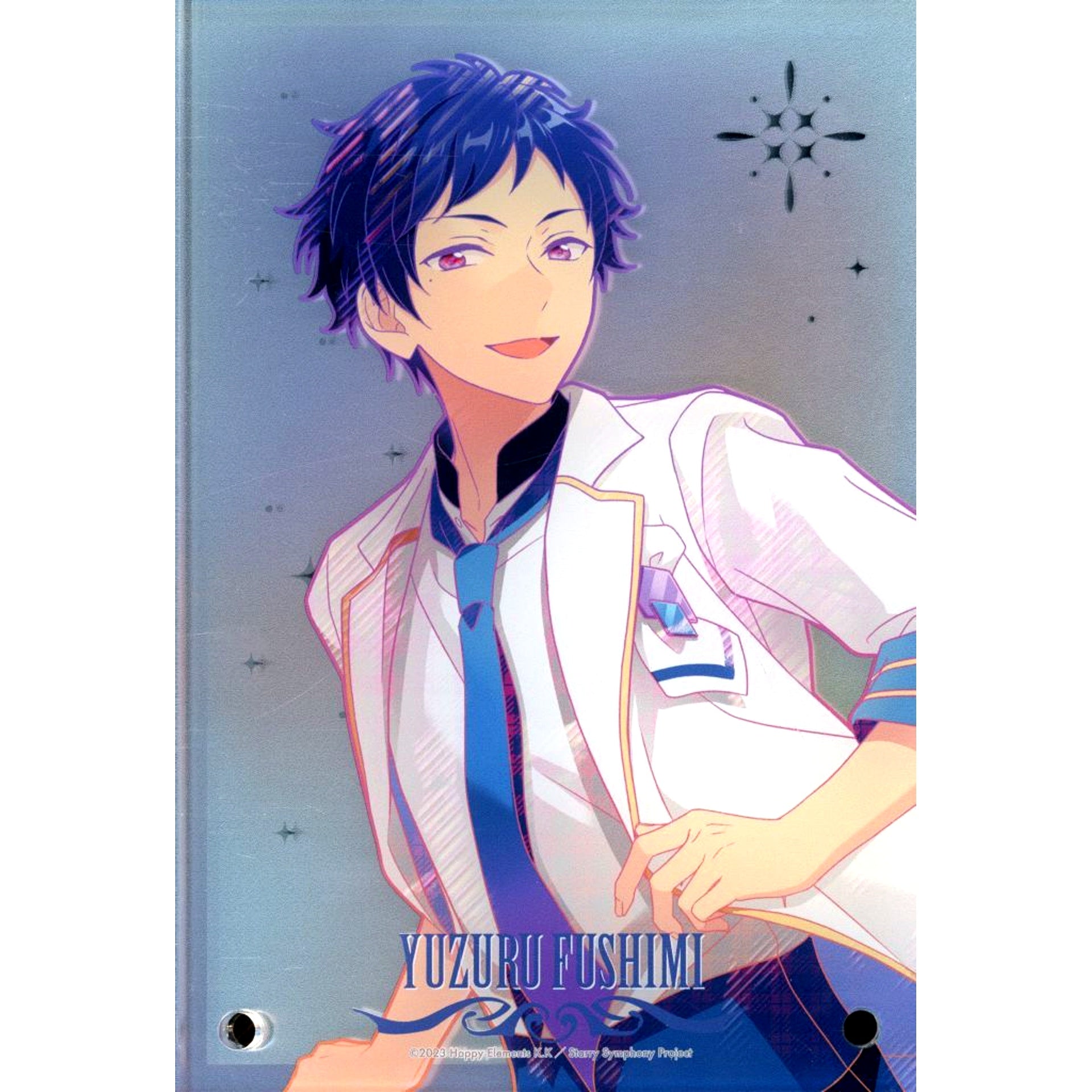 Yuzuru Fushimi Ensemble Stars!! Cast Live Starry Symphony -the midnight sun- x animatecafe Mirror Acrylic Shadow Box [USED]