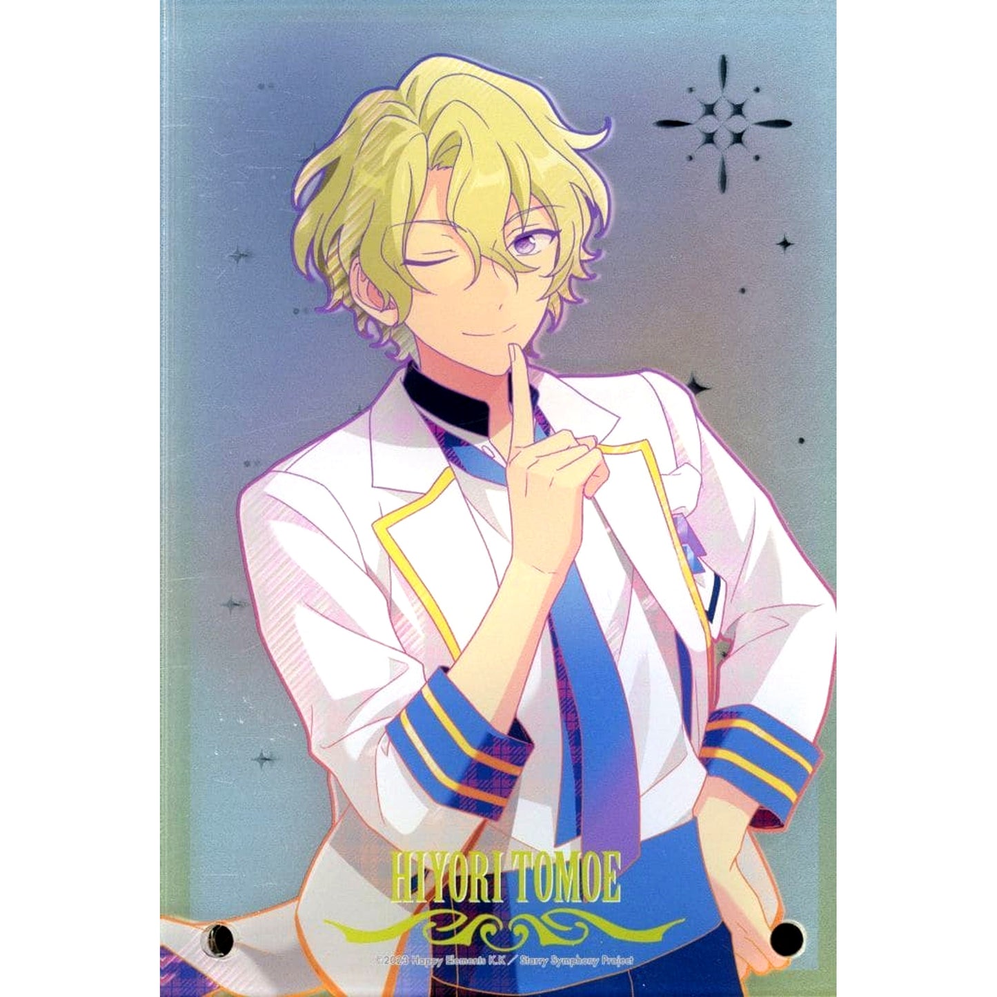 Hiyori Tomoe Ensemble Stars!! Mirror Acrylic Shadow Box Cast Live Starry Symphony The Midnight Sun Animate Cafe [USED]