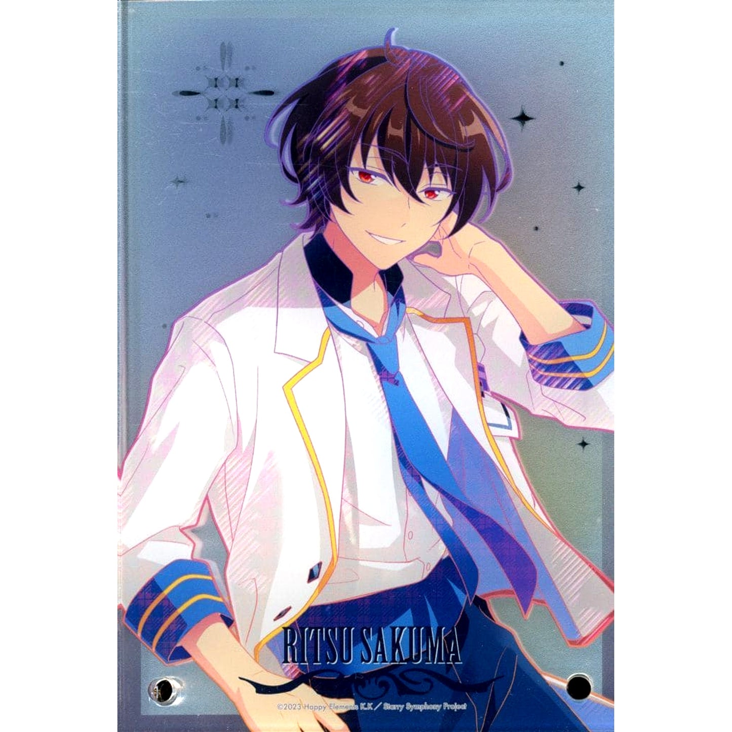 Ritsu Sakuma Ensemble Stars!! Cast Live Starry Symphony -the midnight sun- x animatecafe Mirror Acrylic Shadow Box [USED]