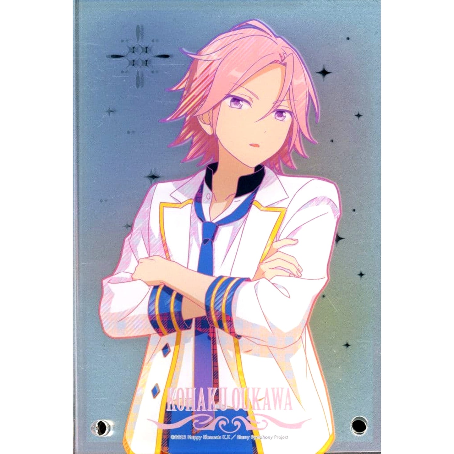 Kohaku Oukawa Ensemble Stars!! Mirror Acrylic Shadow Box Cast Live Starry Symphony The Midnight Sun Animate Cafe [USED]