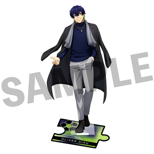 Oliver Aiku Casual Clothes Ver. Illustration Acrylic Stand Vol.2 Blue Lock x ROUND1 [USED]