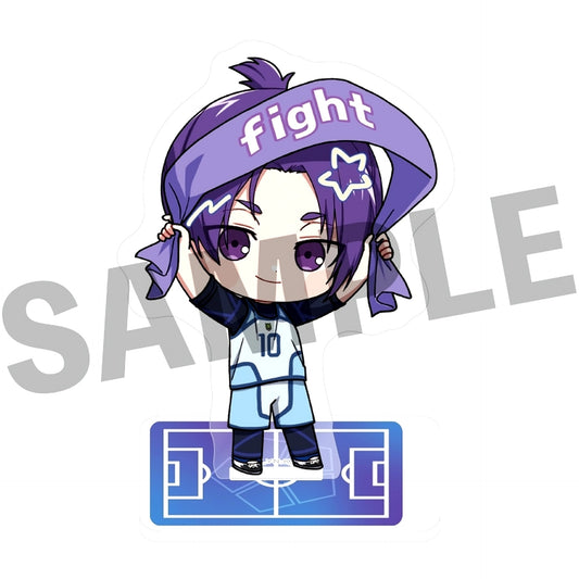 Reo Mikage Cheer Cheer Acrylic Stand Blue Lock x ROUND1 [USED]