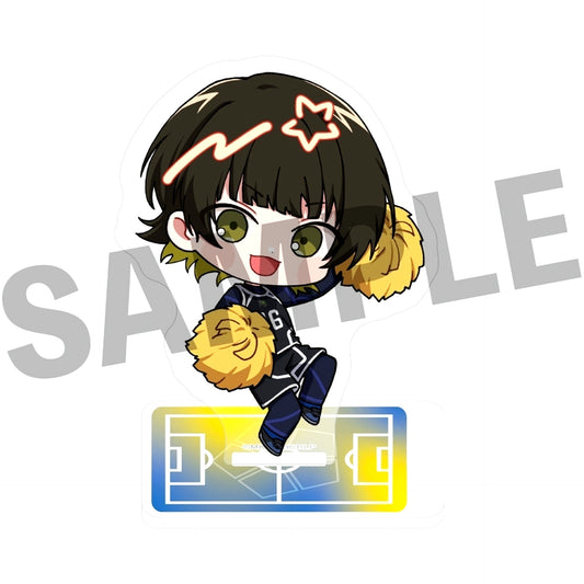 Meguru Bachira Cheer Cheer Acrylic Stand Blue Lock x ROUND1 [USED]