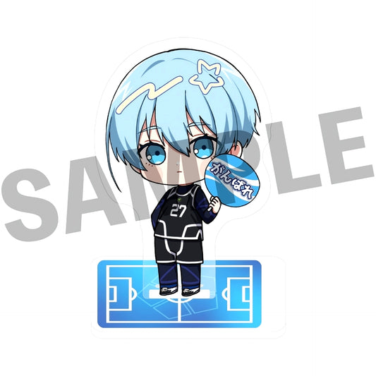 Yo Hiori Fure Fure Acrylic Stand Blue Lock x ROUND1 [USED]