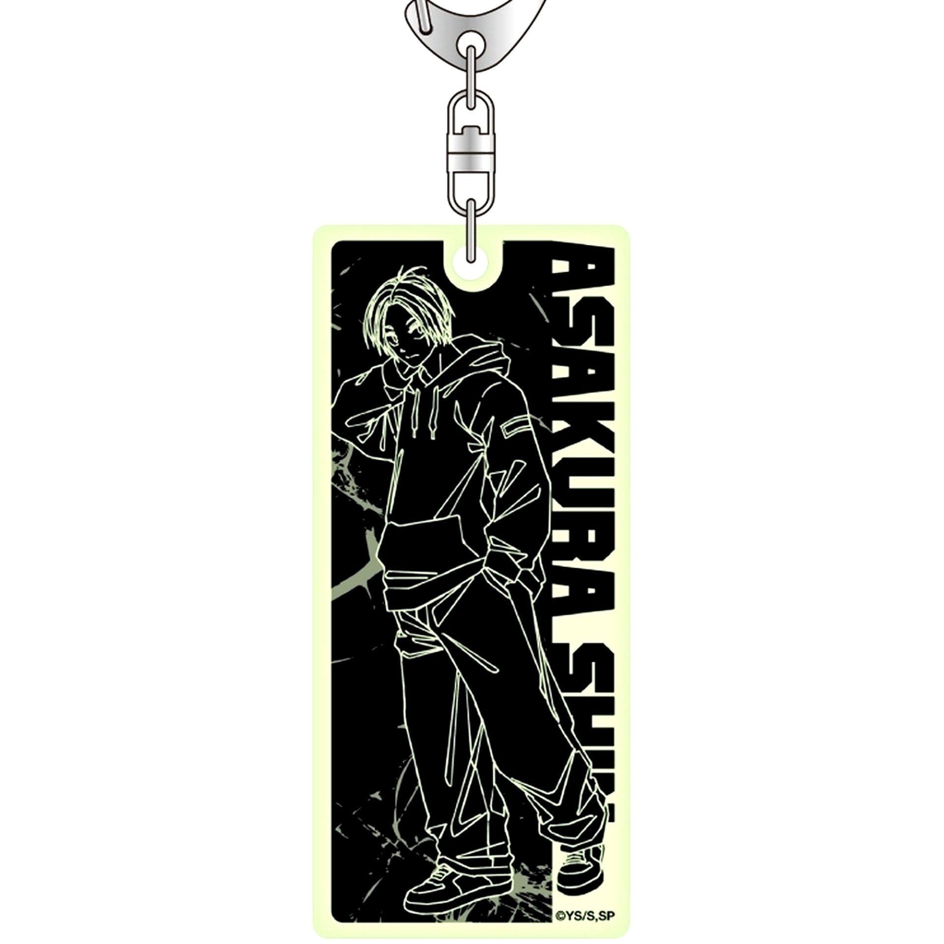 Shin Asakura SAKAMOTO DAYS Glow in the Dark Keychain Vol.1 [USED]
