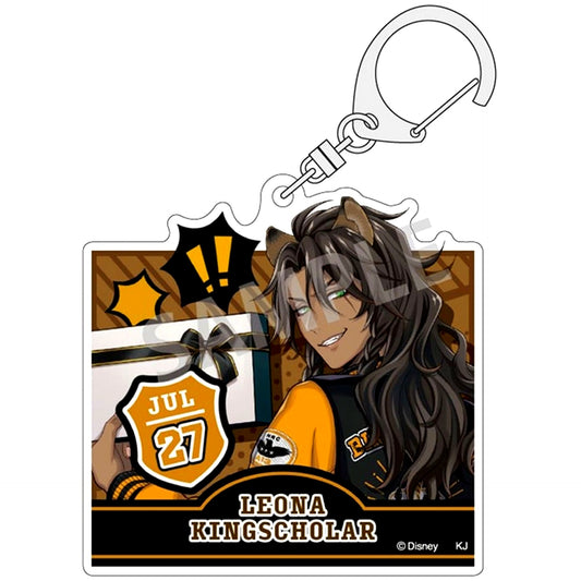 Leona Kingscholar Disney Twisted-Wonderland Union Birthday Ver. Trading Acrylic Keychain Vol.1 [USED]