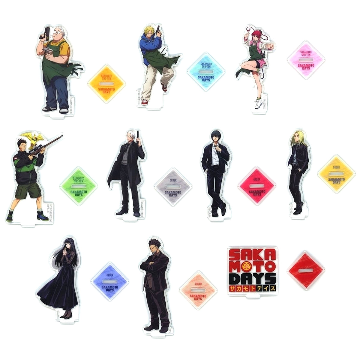 Sakamoto Days Taro Sakamoto & Others All 10 Types Set Ichiban Kuji Vol.1 Acrylic Stand Prize F Acrylic Stands [USED]