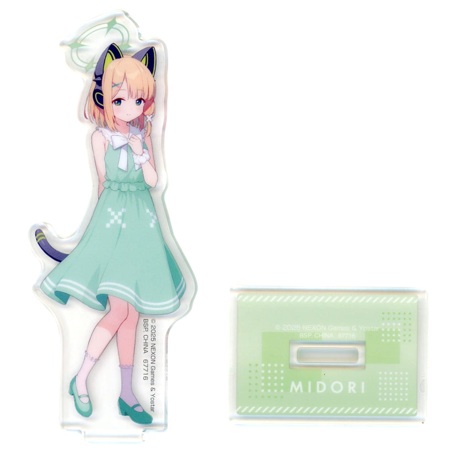 Blue Archive Midori Saiba Ichiban Kuji Vol.2 Acrylic Stand Game Development Club Millennium Science School Prize H Acrylic Stands [USED]