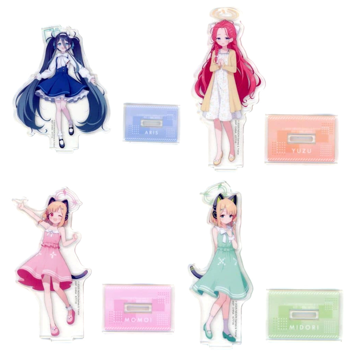 Blue Archive Alice Tendo & Others Game Development Club Millennium Science School All 4 Types Set Ichiban Kuji Vol.2 Acrylic Stand Game Development Club Millennium Science School Prize H Acrylic Stands [USED]