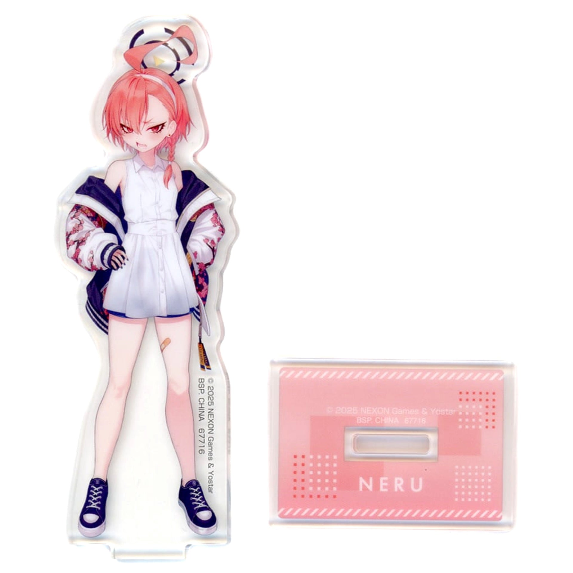 Blue Archive Neru Mikamo Ichiban Kuji Vol.2 Acrylic Stand Cleaning & Clearing Millennium Science School Prize I Acrylic Stands [USED]