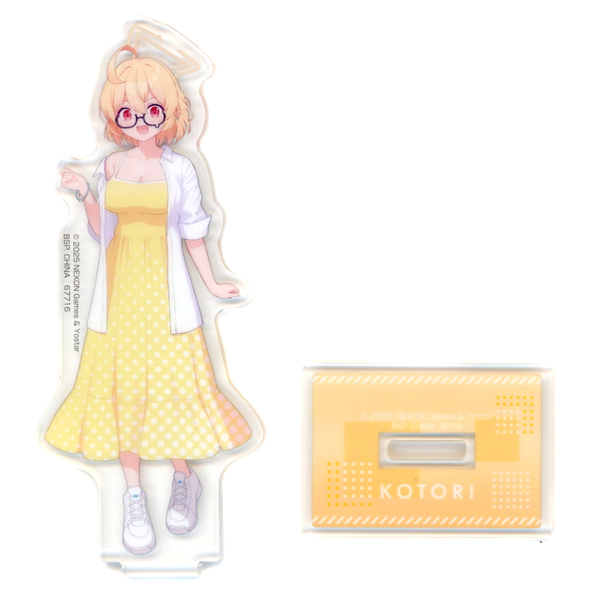 Blue Archive Kotori Toyomi Ichiban Kuji Vol.2 Acrylic Stand Engineering Club Millennium Science School Prize J Acrylic Stands [USED]