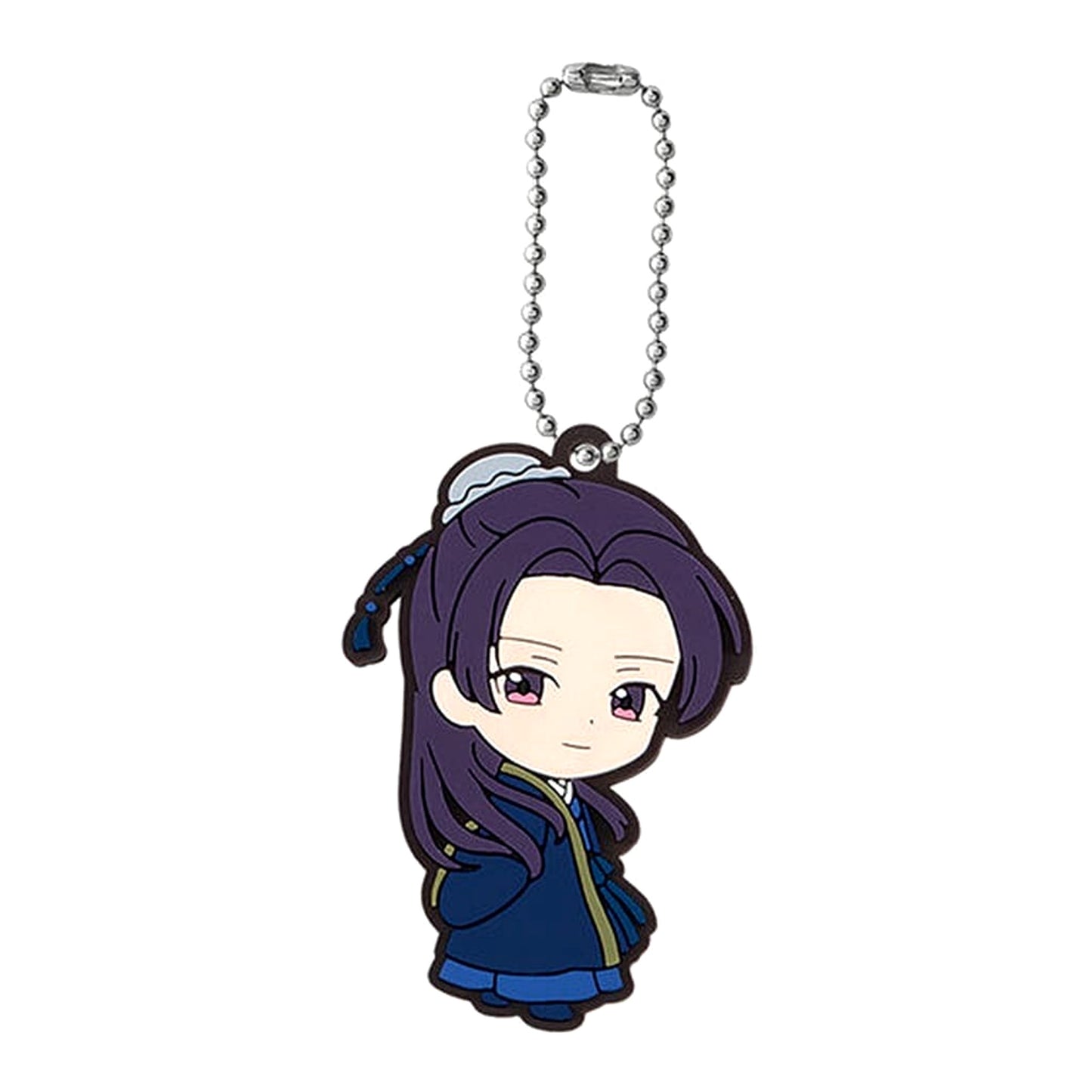 The Apothecary Diaries Jinshi Capsule Rubber Mascot 2 Keychains [USED]
