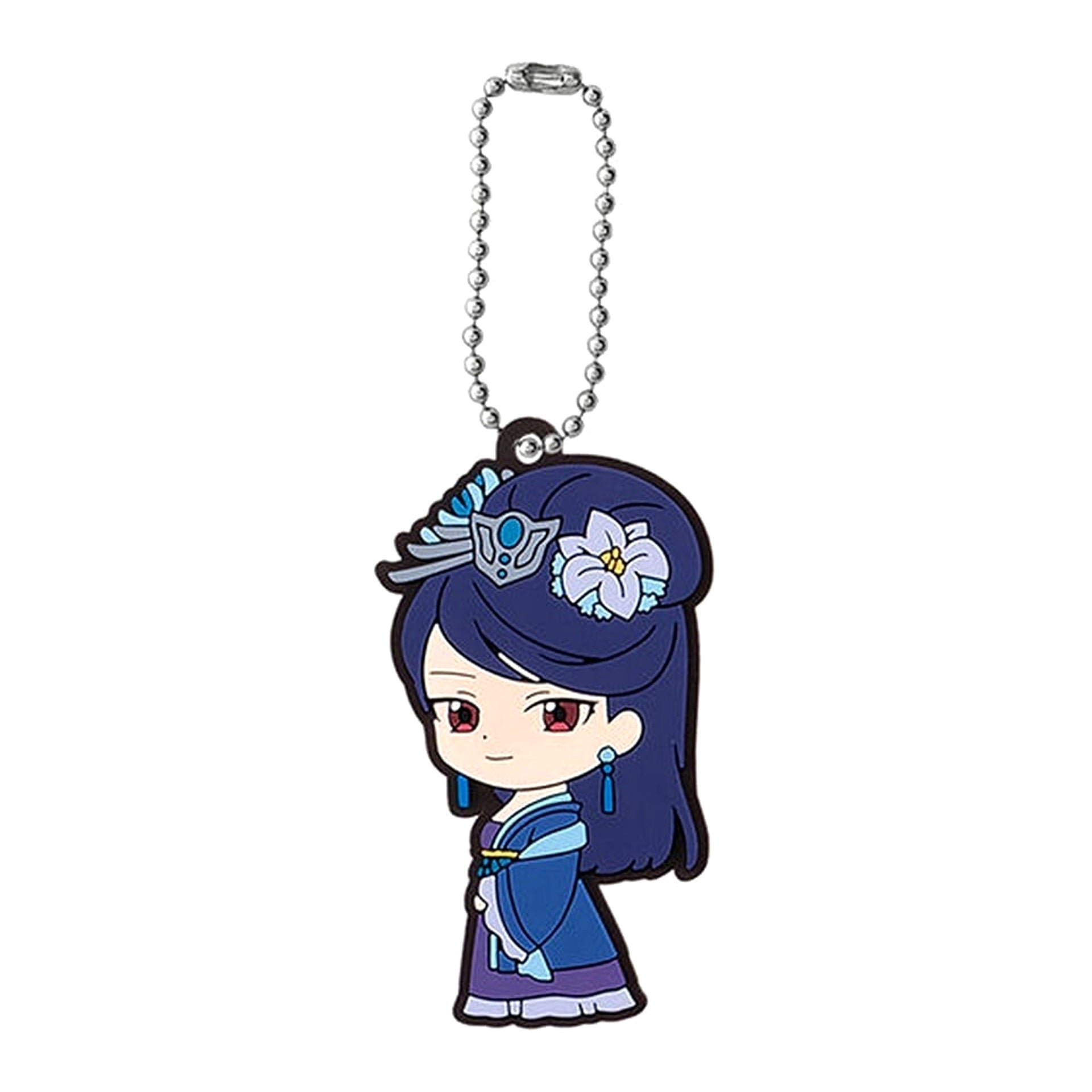 The Apothecary Diaries Lady Lihua Capsule Rubber Mascot 2 Keychains [USED]