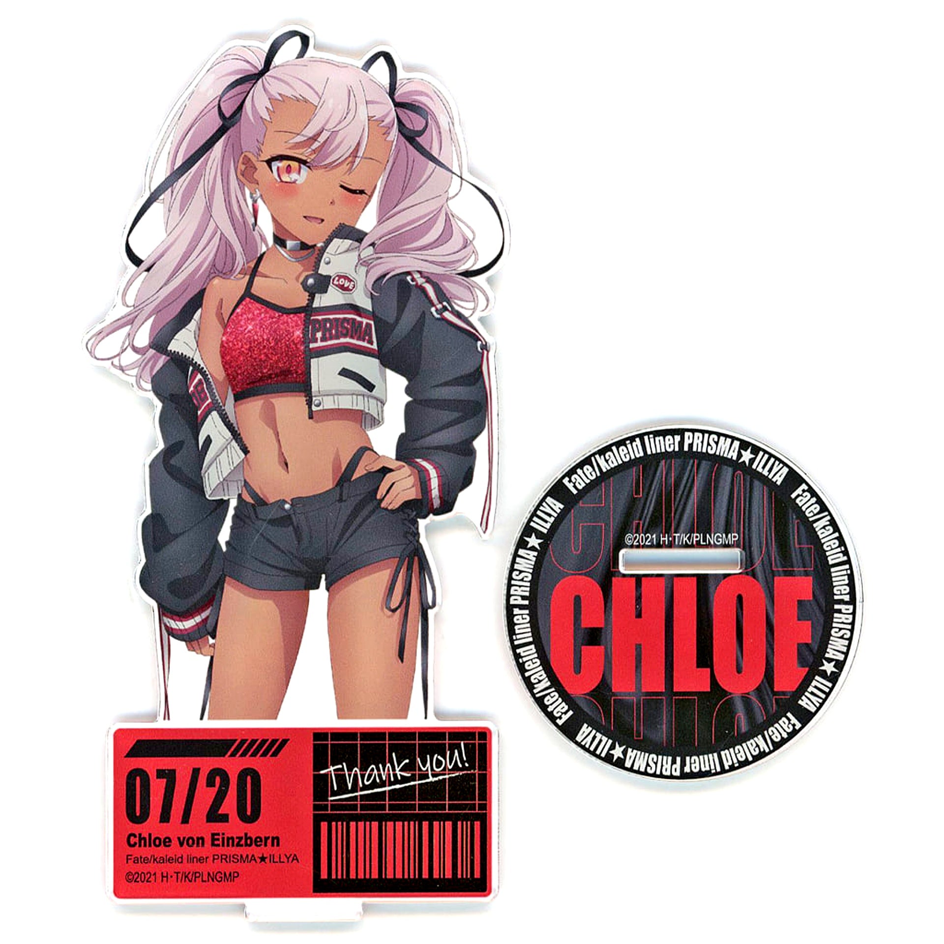 Chloe von Einzbern Fate/kaleid liner Prisma Illya Licht The Nameless Girl Theatrical Film IDOL COLLECTION in Gamers Idol Acrylic Stand [USED]