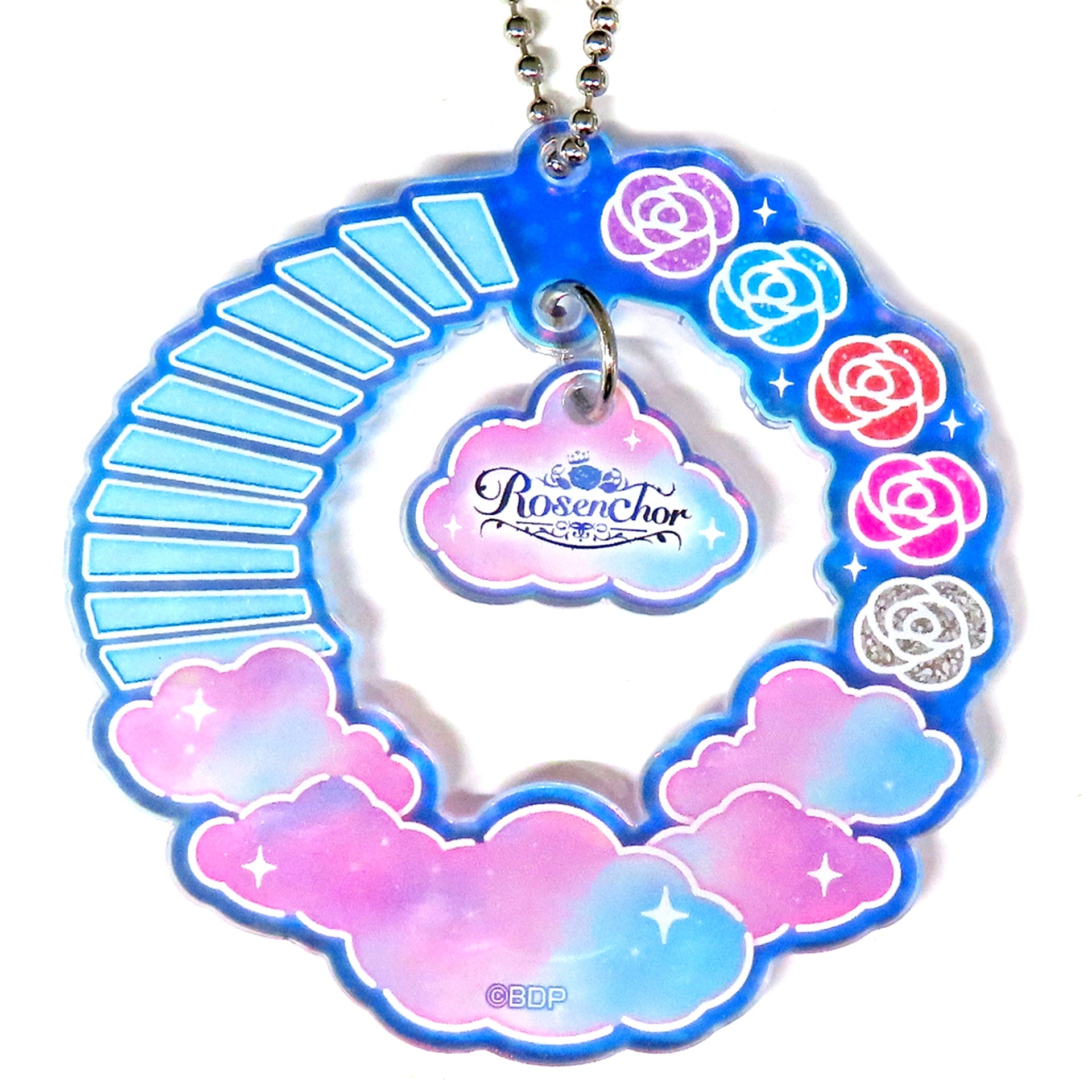 Logo BanG Dream! Roselia Commemorative Keychain LIVE TOUR Rosenchor [USED]