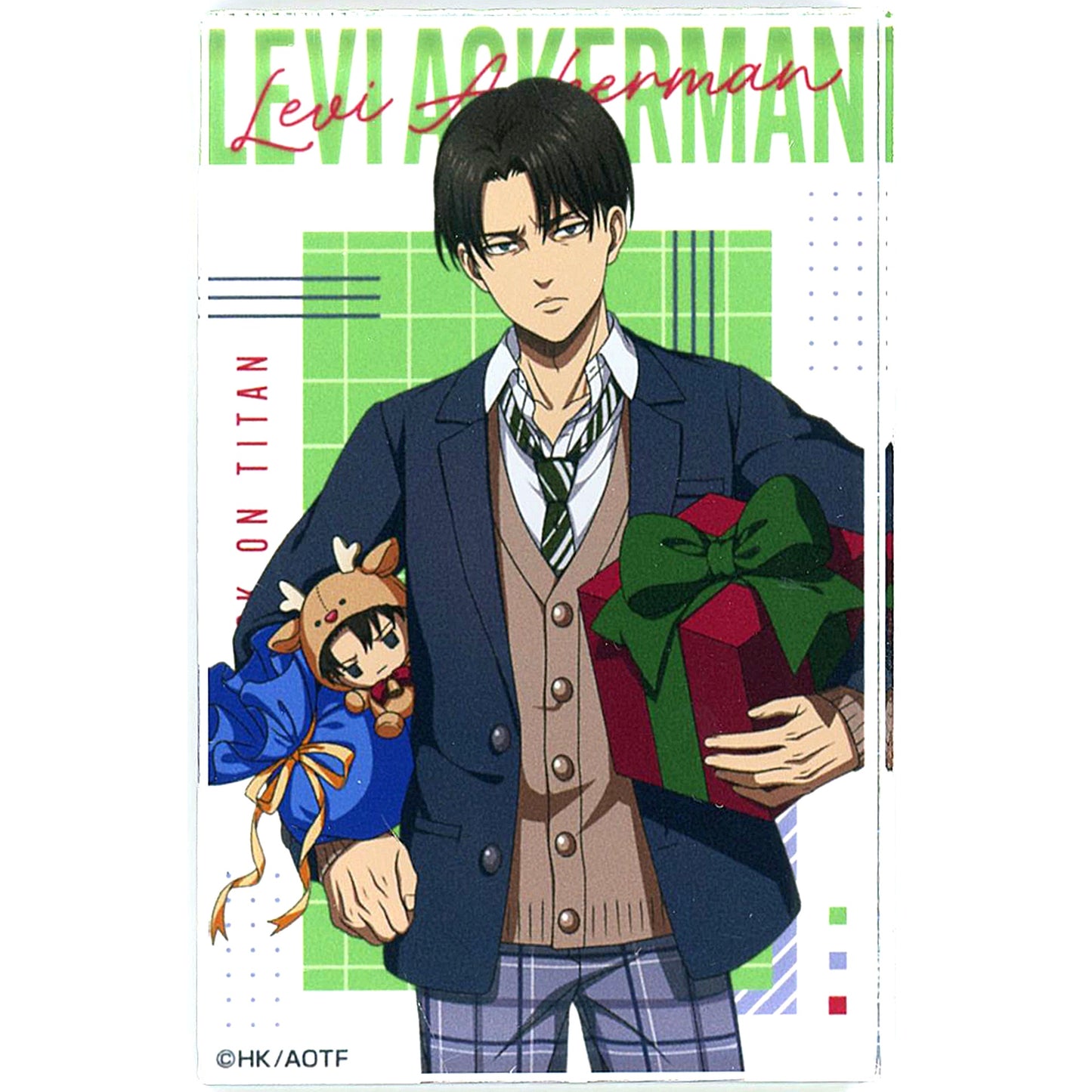 Levi Ackerman School Uniform ver. Attack on Titan The Final Season POP UP SHOP Acrylic Block Collection [USED]