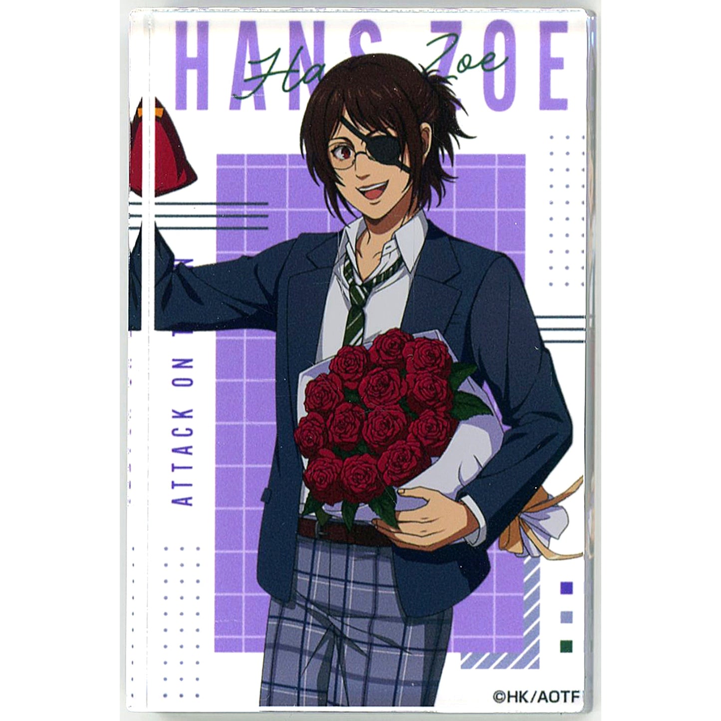 Hange Zoe School Uniform ver. Attack on Titan The Final Season POP UP SHOP Acrylic Block Collection [USED]
