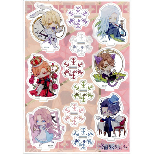 Group Single Item Illustration Chibi Character Acrylic Stand Set of 6 Switch Software Fuyuzono Sacrifice Alice NET Special Set Bundle Bonus [USED]
