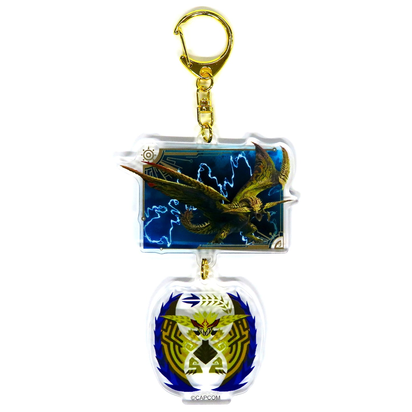 Rey Dau Monster Hunter Wilds PS5 Software Yodobashi Camera Purchase Bonus Acrylic Charm [USED]