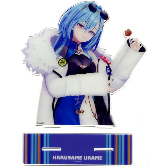 Harusame Urame Virtual YouTuber Aogiri High School x Lawson Loppi HMV and BOOKS online Limited Bust-up Acrylic Stand [USED]