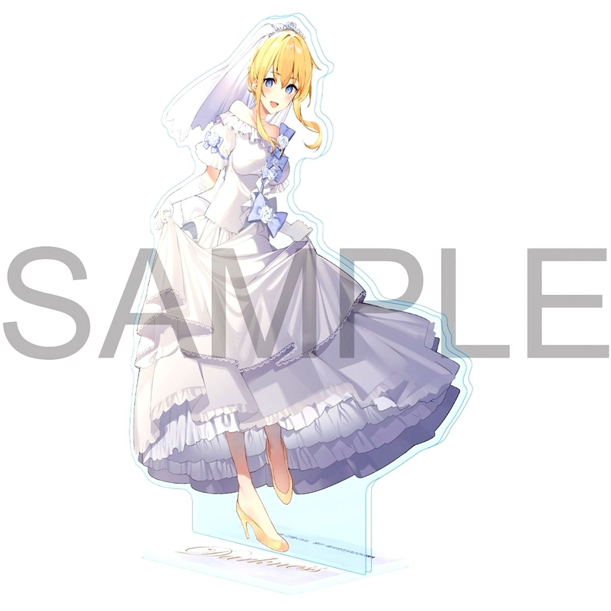 Darkness Memorial Costume Ver. Acrylic Stand Figure KonoSuba: God's Blessing on This Wonderful World! [USED]