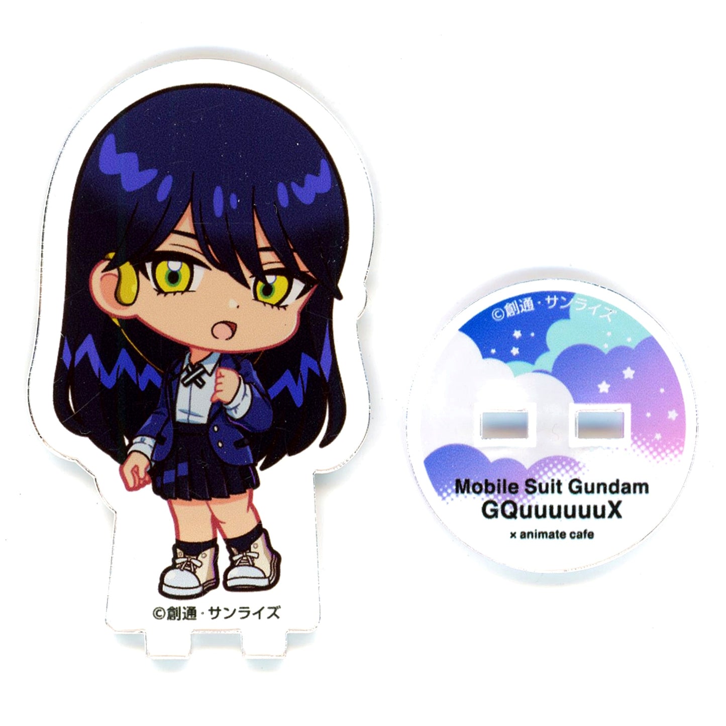 Nyaan Mobile Suit Gundam GQuuuuuuX Beginning x animate cafe Branch Trading Mini Acrylic Stand [USED]