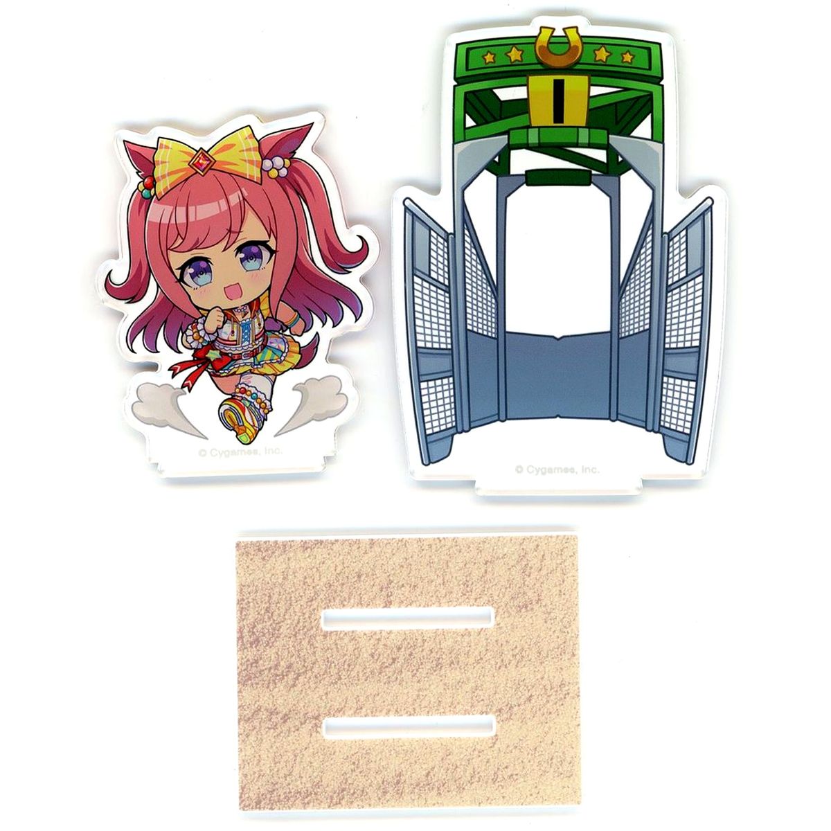 Agnes Digital Umamusume: Pretty Derby Official Starting Gate Acrylic Stand Dirt Ver. [USED]