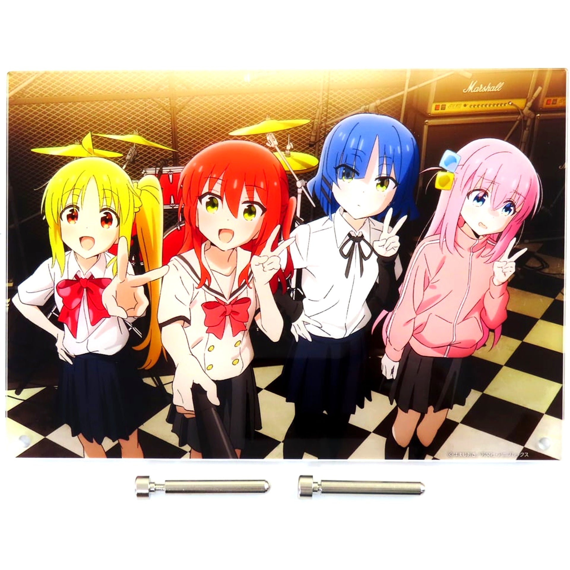 Kessoku Band Bocchi the Rock! Exhibition Ticket Bonus A5 Acrylic Art Board [USED]
