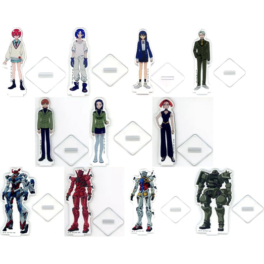 Mobile Suit Gundam: GQuuuuuuX Yuzuriha Amate & Others All 11 Types Set Ichiban Kuji Online Acrylic Stand Prize D [USED]