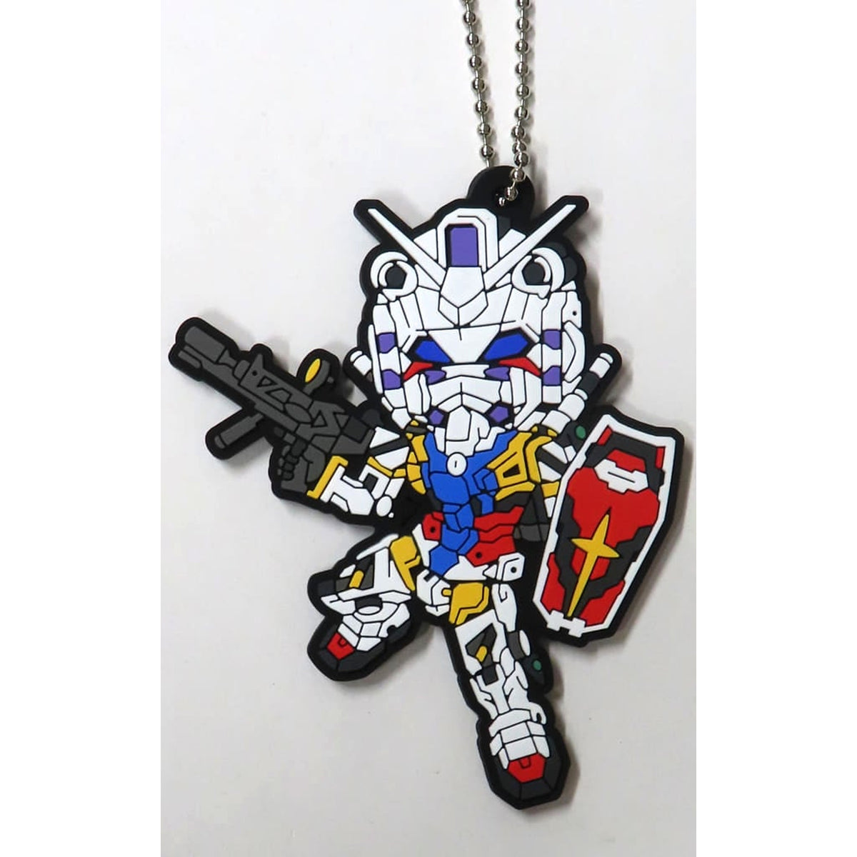 Mobile Suit Gundam: GQuuuuuuX White Gundam Ichiban Kuji Online Rubber Charm Kyunchara Illustrations Prize E [USED]