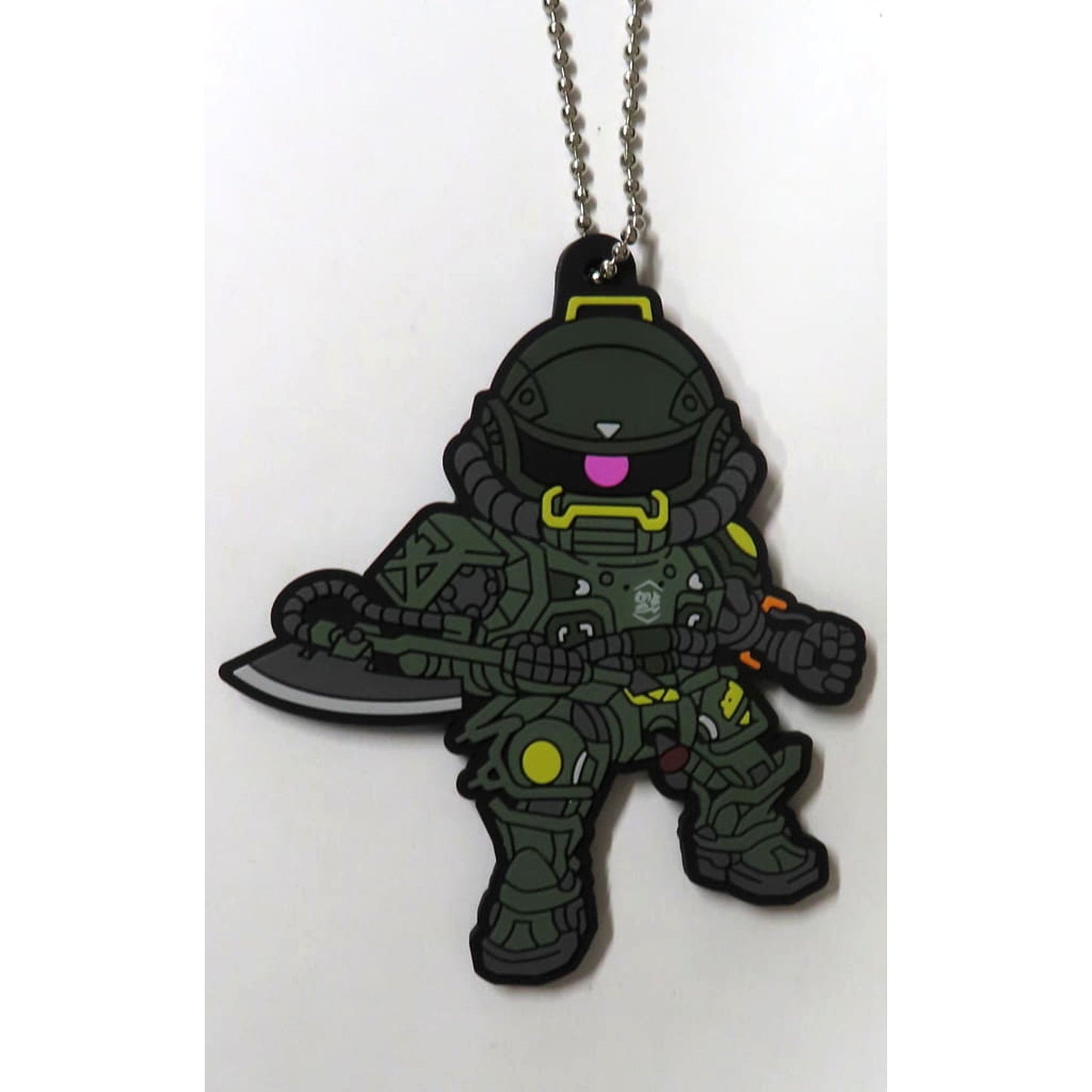 Mobile Suit Gundam: GQuuuuuuX Zaku Ichiban Kuji Online Rubber Charm Kyunchara Illustrations Prize E [USED]