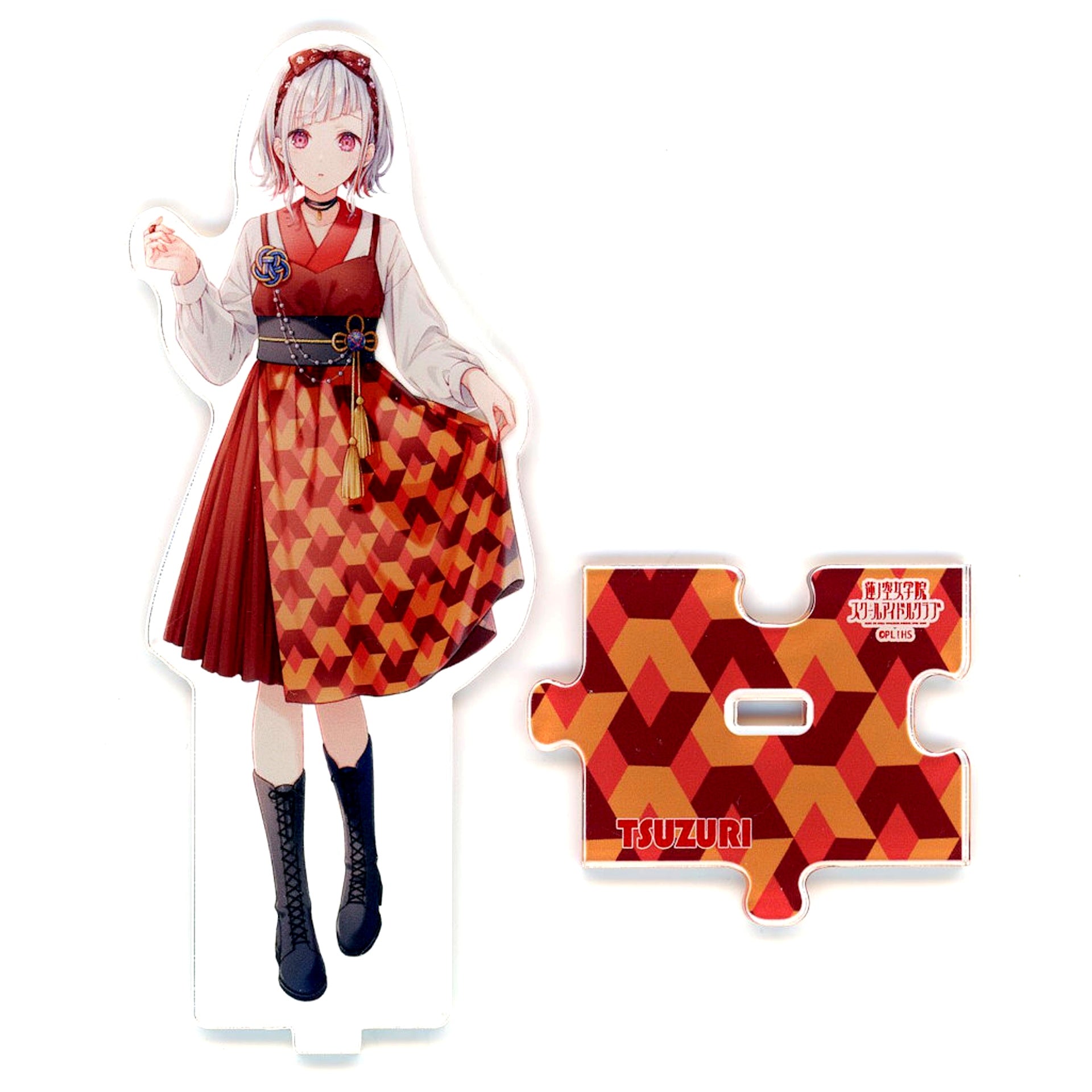 Tsuzuri Yugiri Acrylic Stand Love Live! Hasunosora Girls' High School Idol Club x Ishikawa Prefecture Collab 3rd x Yunokuni Tensho [USED]