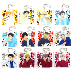 Haikyu!! Training Menu Decorate Acrylic Keychain Set of 12 [USED]