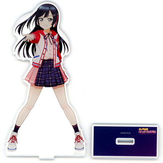 Setsuna Yuki Miracle STAY TUNE! Illustration BIG Acrylic Stand Love Live! Nijigasaki High School Idol Club [USED]