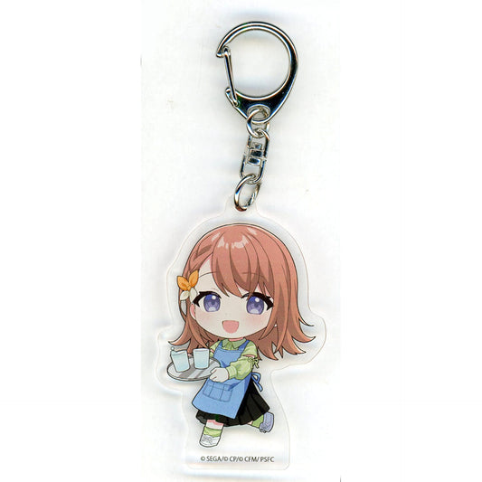 Colorful Stage! The Movie: A Miku Who Can't Sing Minori Hanasato Mini Character Acrylic Keychain MORE MORE JUMP! Vivid BAD SQUAD Tower Records Cafe Limited Keychains [USED]