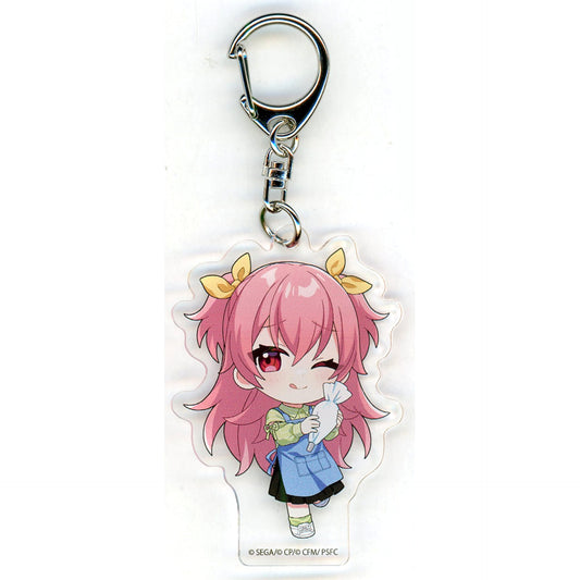 Colorful Stage! The Movie: A Miku Who Can't Sing Airi Momoi Mini Character Acrylic Keychain MORE MORE JUMP! Vivid BAD SQUAD Tower Records Cafe Limited Keychains [USED]