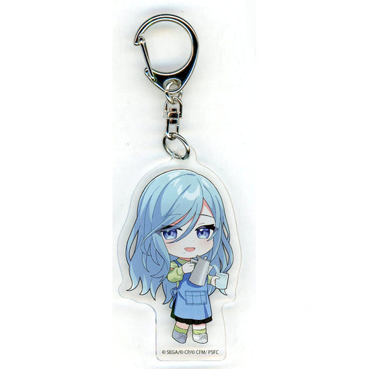 Colorful Stage! The Movie: A Miku Who Can't Sing Shizuku Hinomori Mini Character Acrylic Keychain MORE MORE JUMP! Vivid BAD SQUAD Tower Records Cafe Limited Keychains [USED]